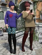 dForce Spice of Fall Outfit Textures