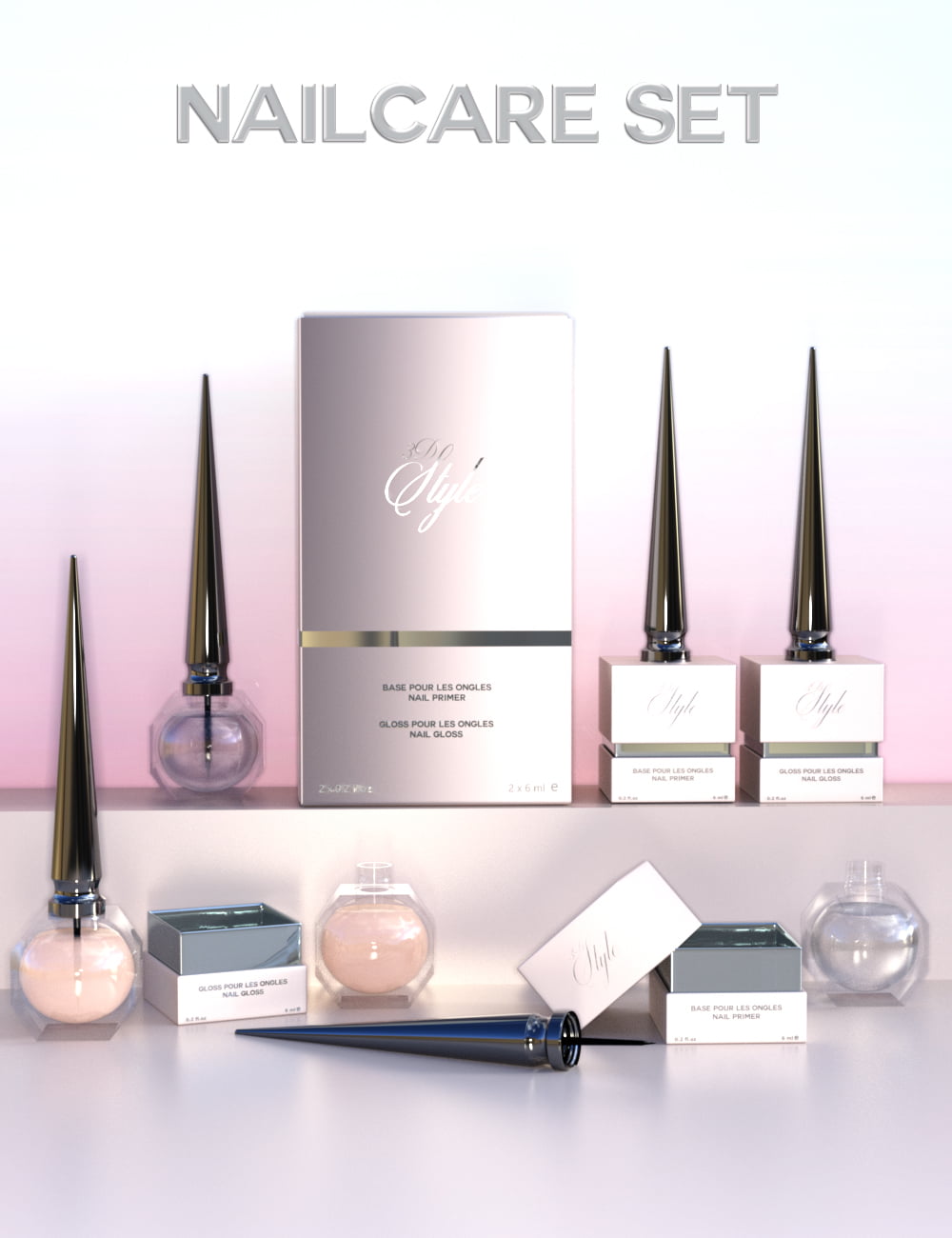 Spike Beauty Set Vol. 1: Nailcare, Nudes and Metallic Nudes