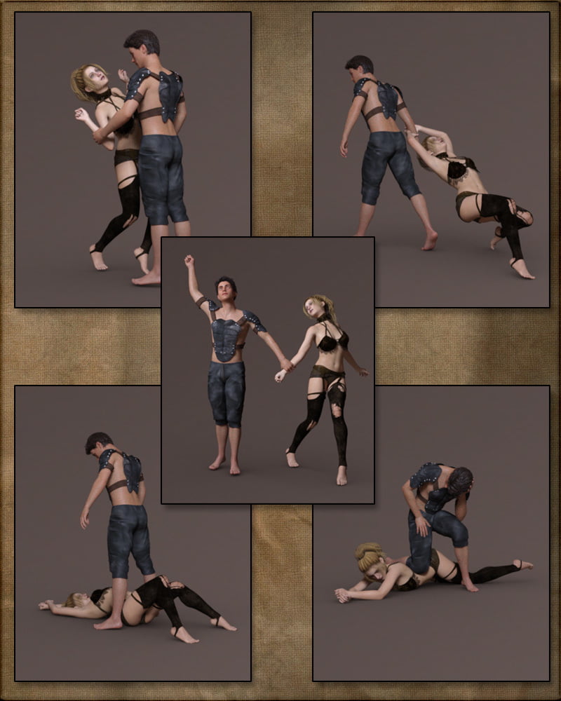 Conquered Beauty 2 Poses for G8F & G8M