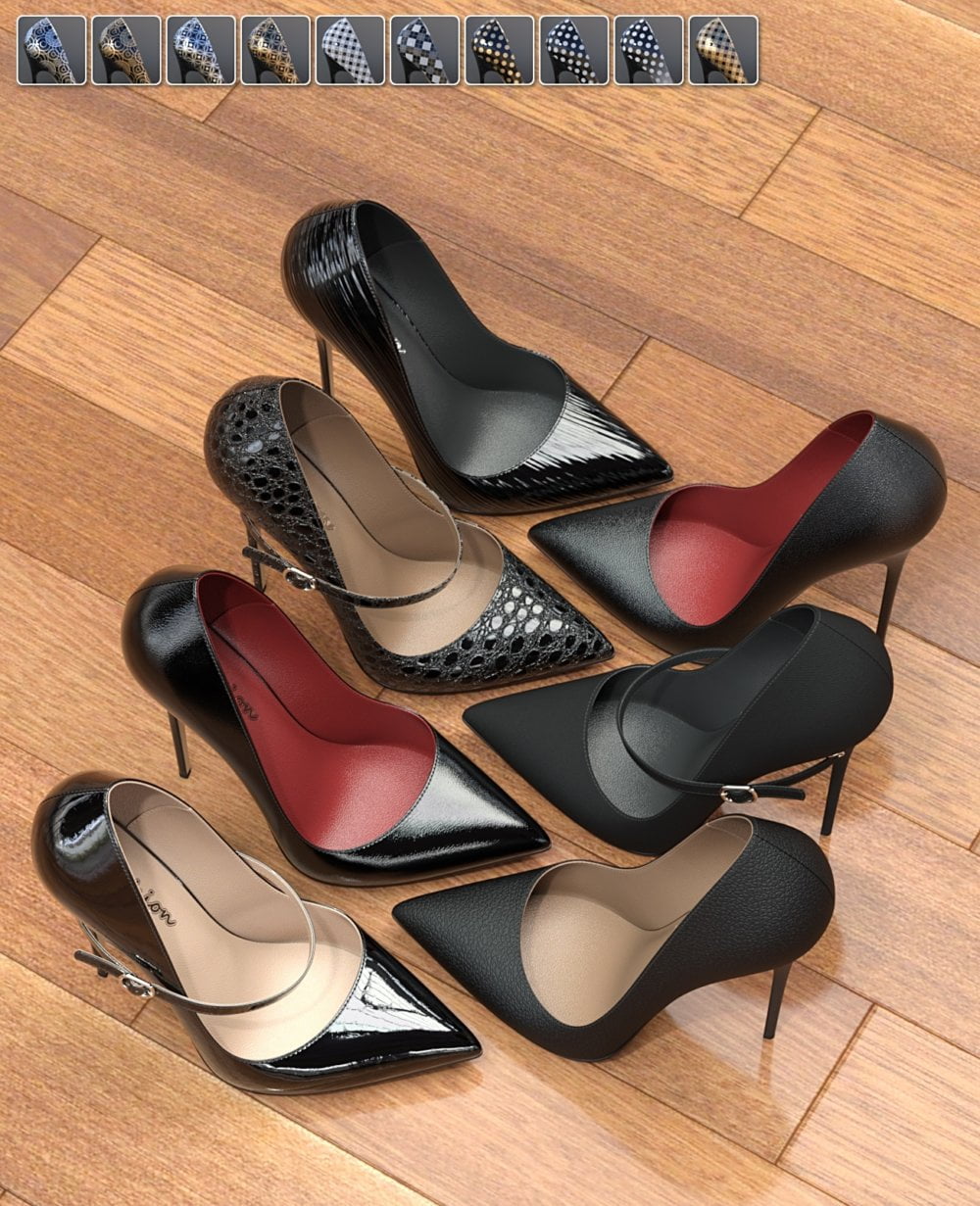 Spike Heel Pumps For G8F