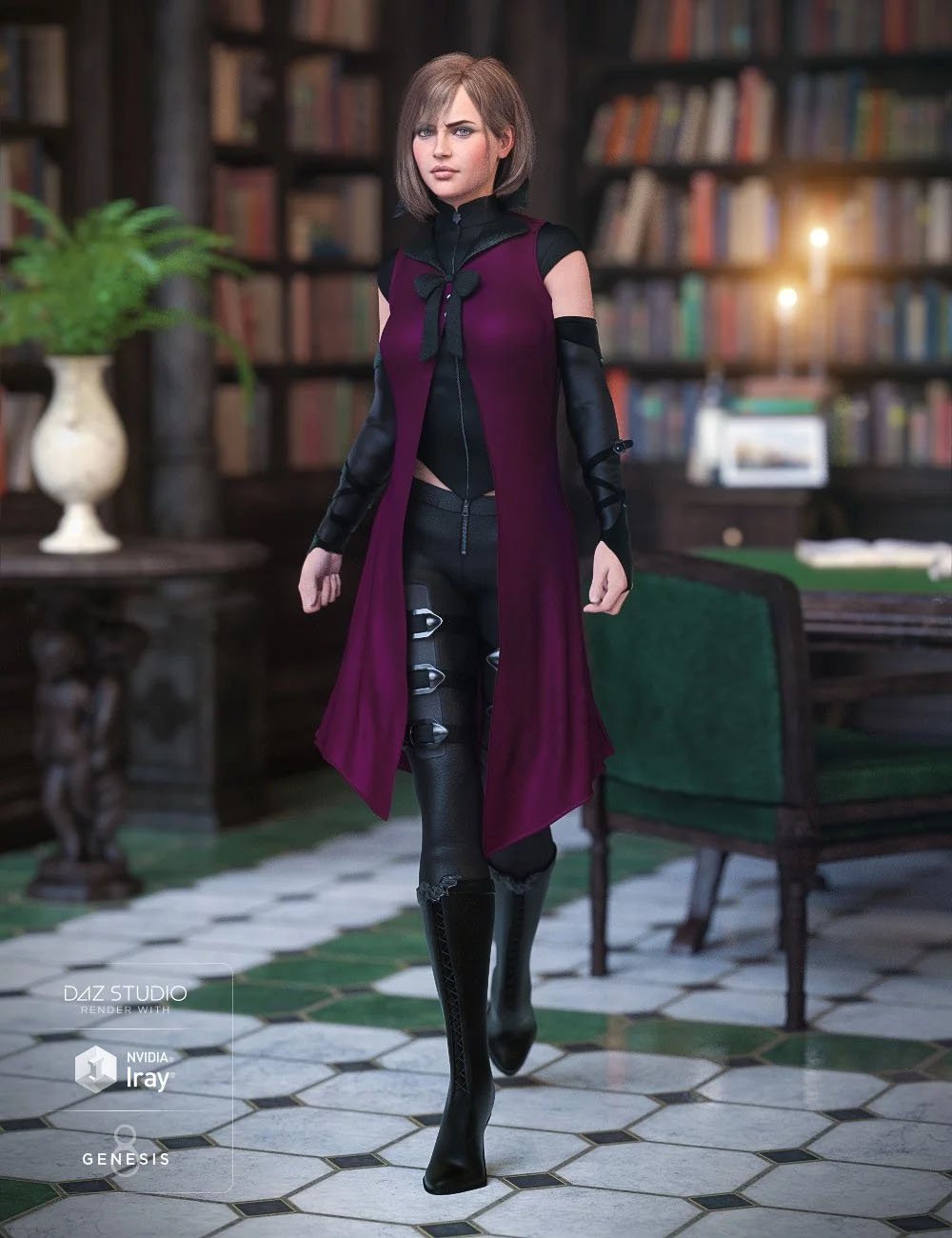 Agate Noir for Genesis 8 Female(s)