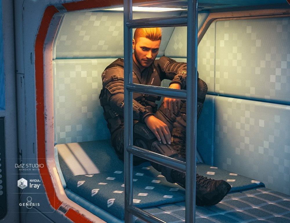 Solaris Cabin Poses for Genesis 8 Male