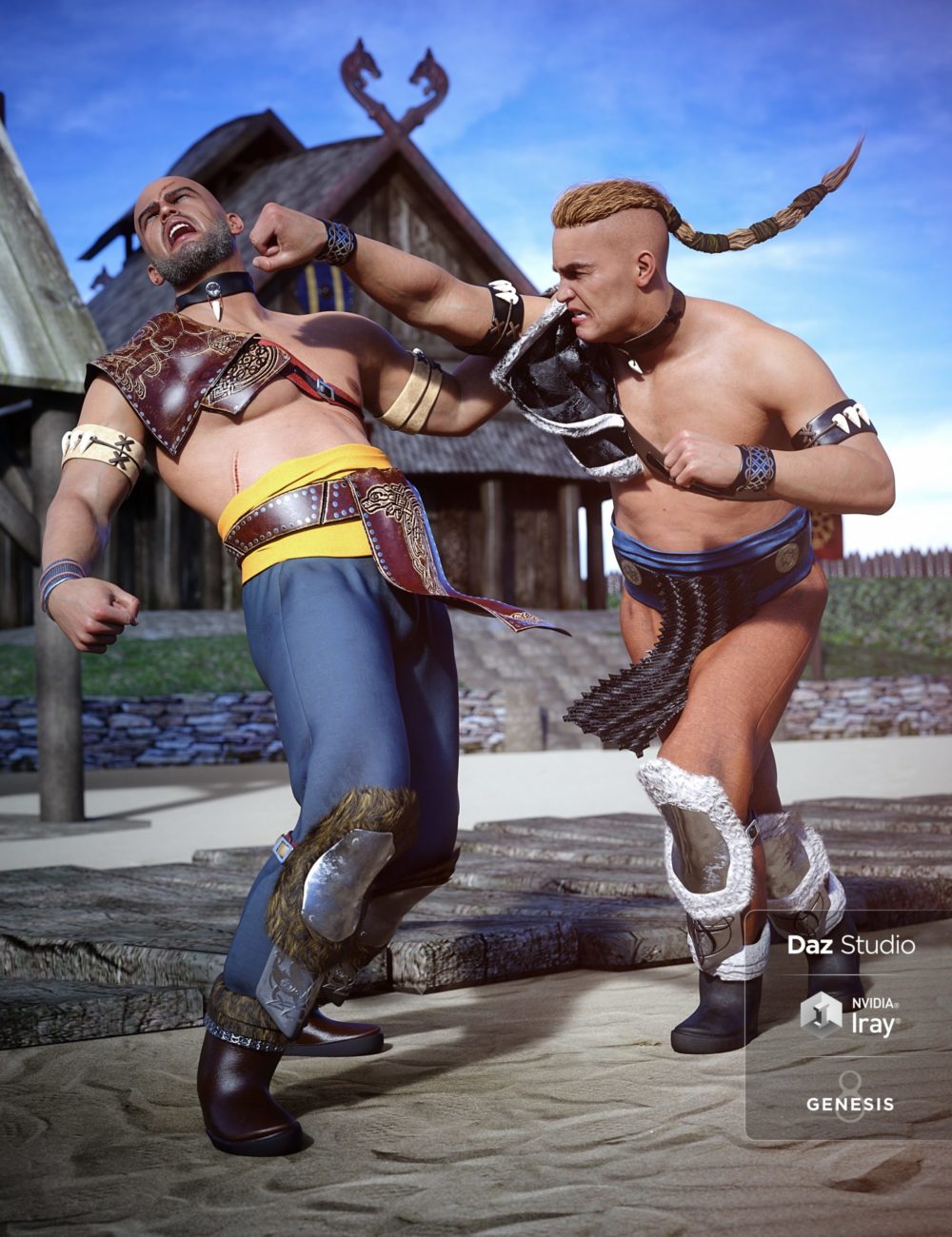 Tribal Warrior King Outfit Textures