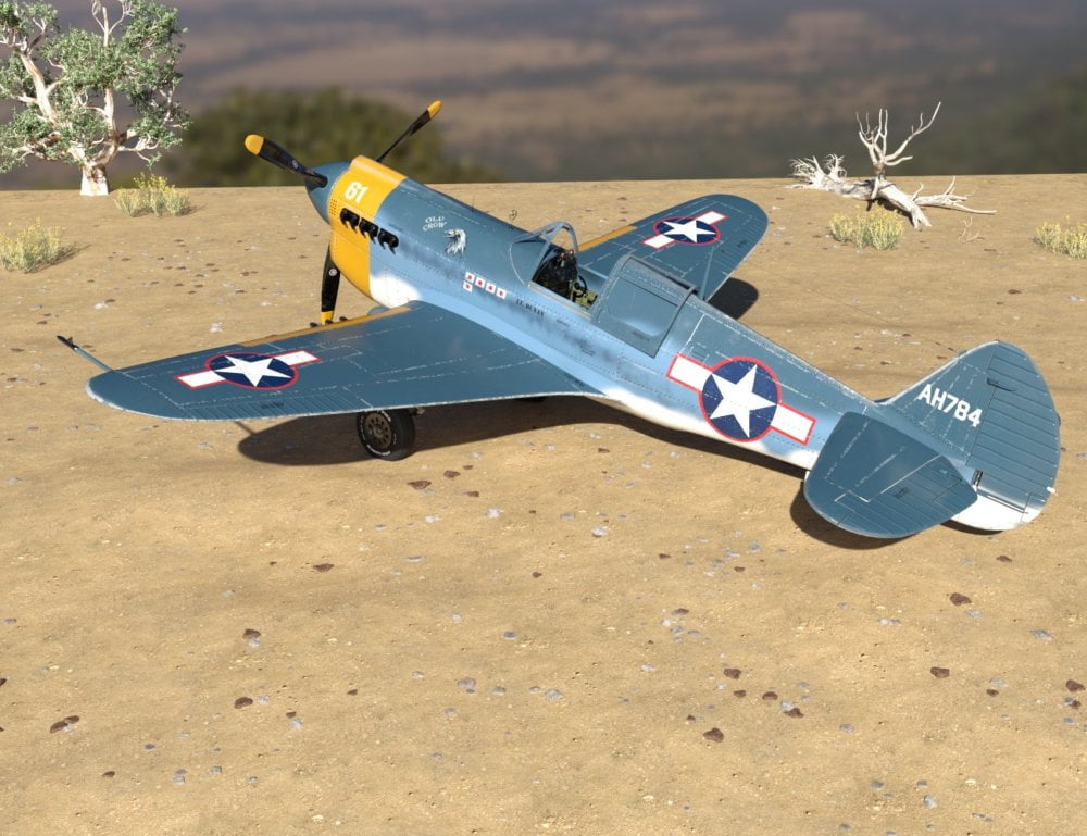 War Hawk Military Aircraft Texture Pack