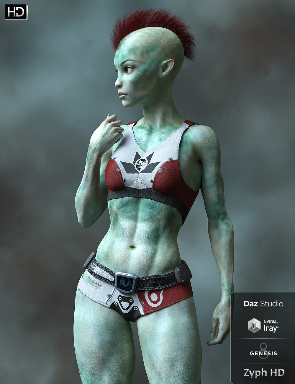 Zyph HD for Genesis 8 Female