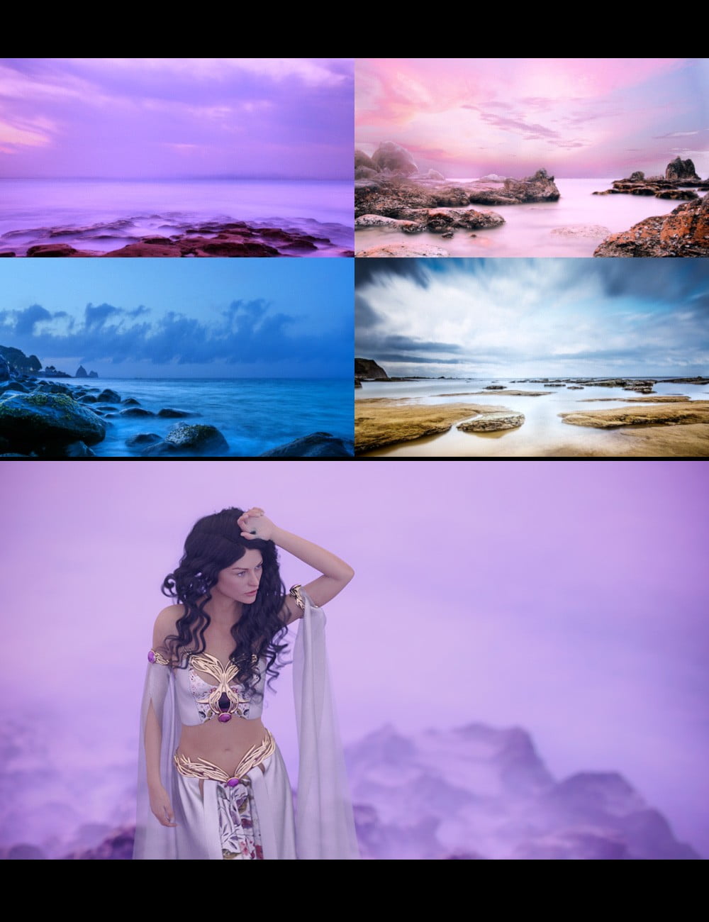 3D Photo Scenes - Fantasy Rocks