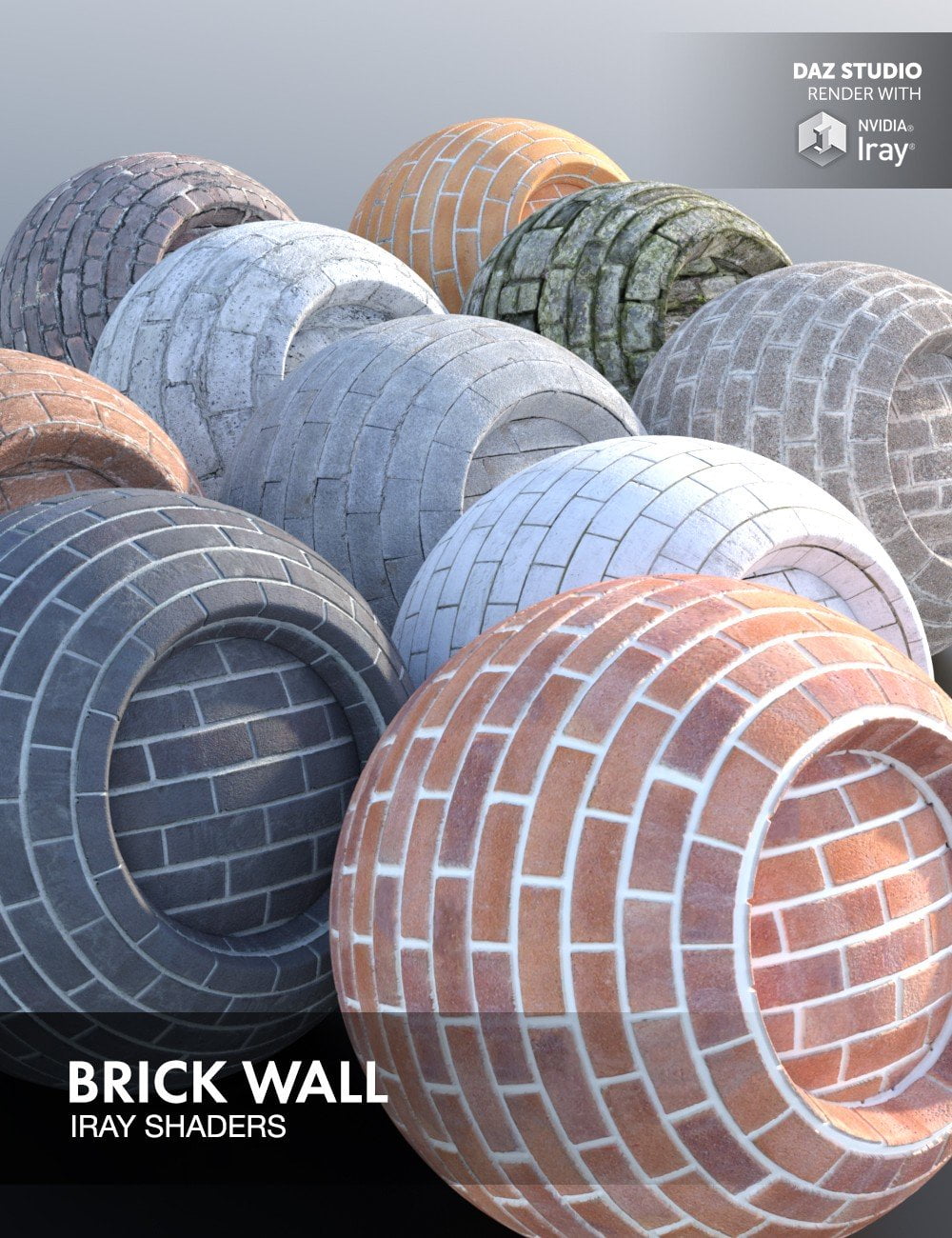 Brick Wall – Iray Shaders