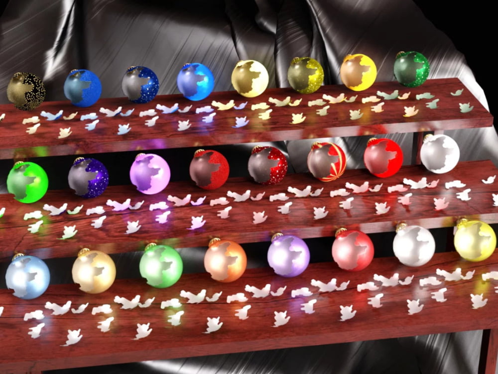 DD Holiday Ornaments