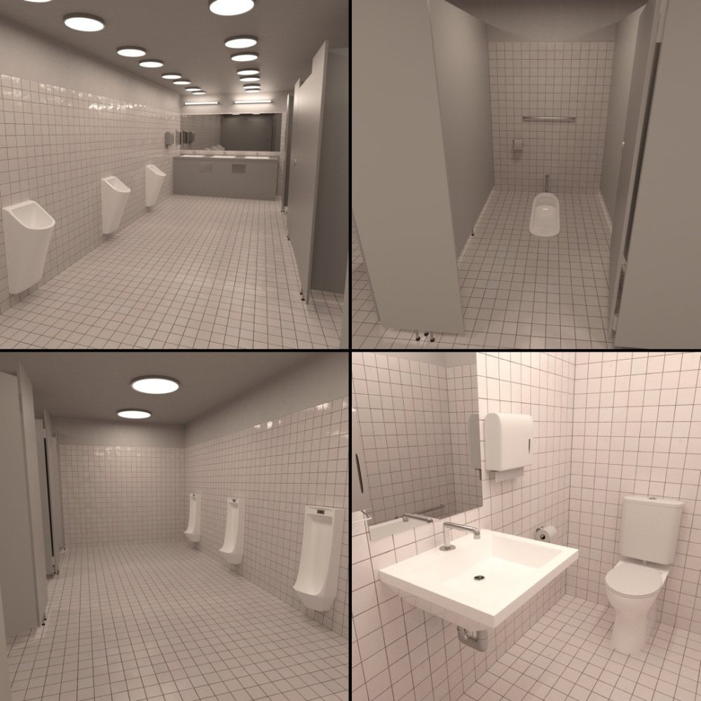 Public Toilet Construction Set