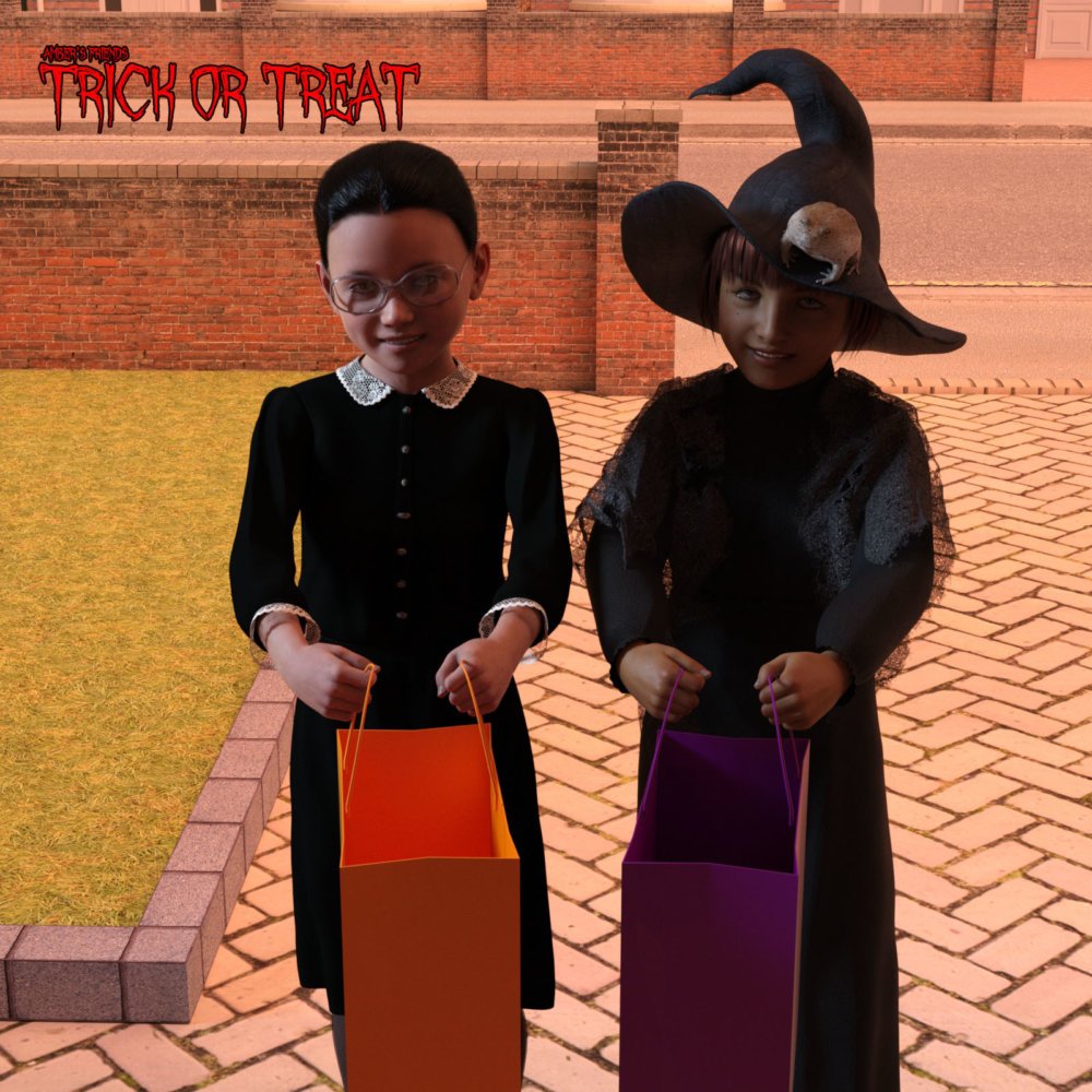 Amber's Friends Trick or Treat