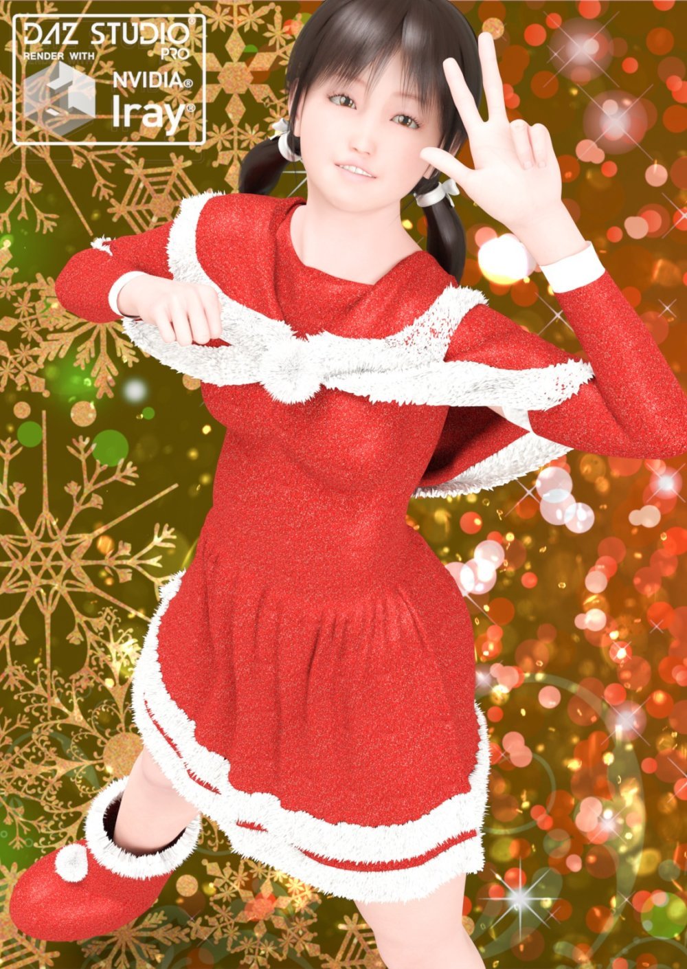 dForce Santa Dress 01 For G8F
