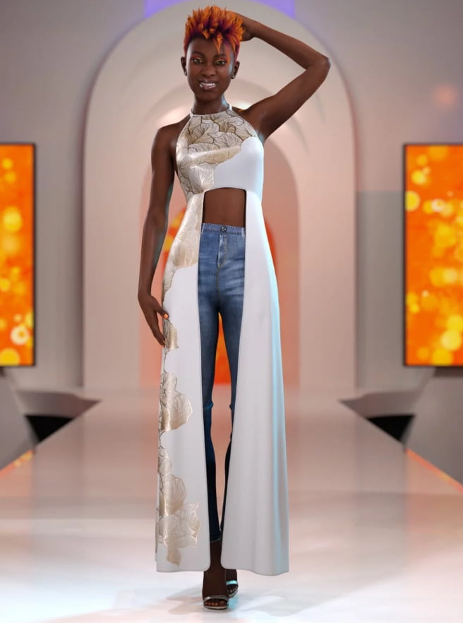 dForce Step It Up Outfit for Genesis 8 Female(s)