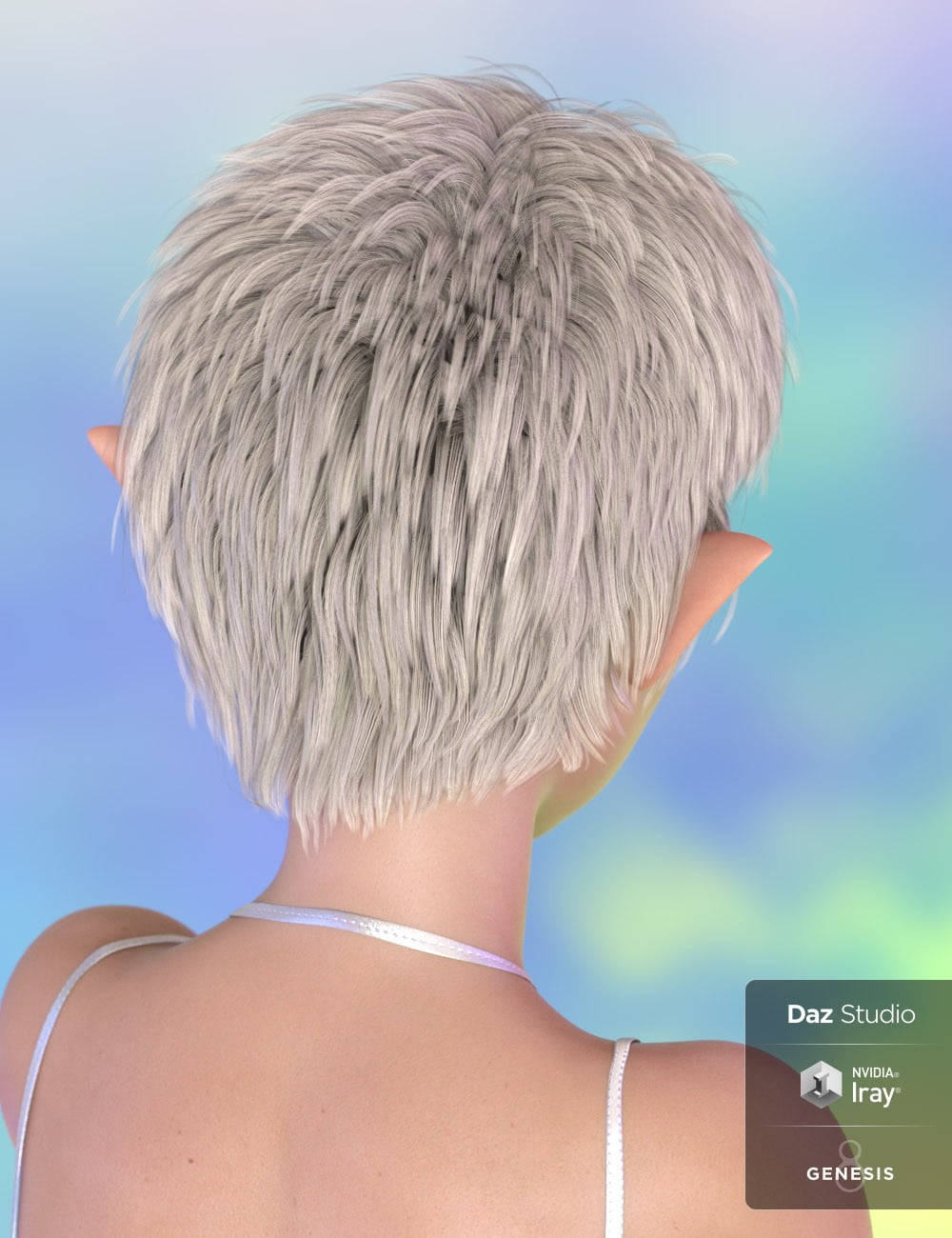 Itsy Hair for Genesis 8 and Genesis 3 Female(s)