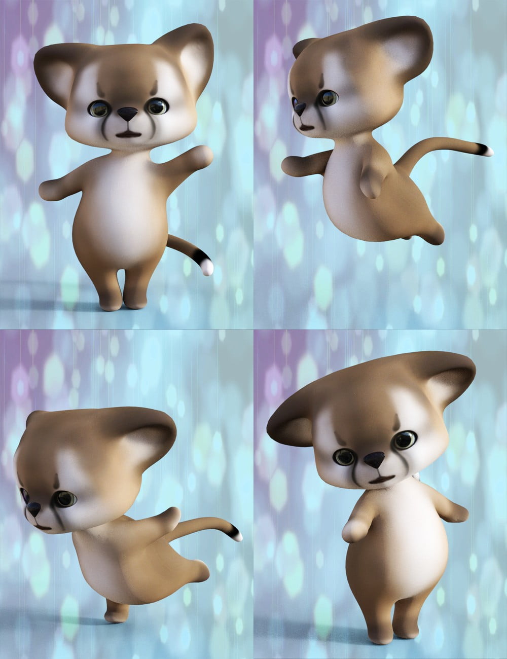 Little Puma Poses for Pounce the Puma