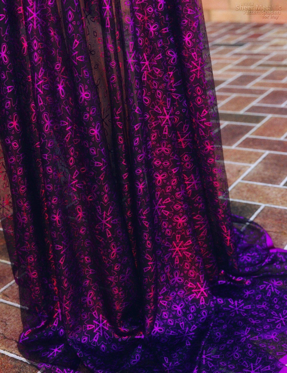 MMX Sheer Metallic Pattern Shaders for Iray