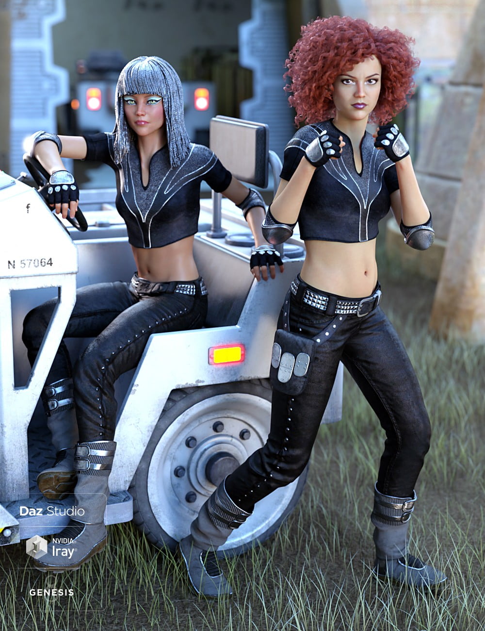 Naomi Sci-fi Outfit for Genesis 8 Female(s)