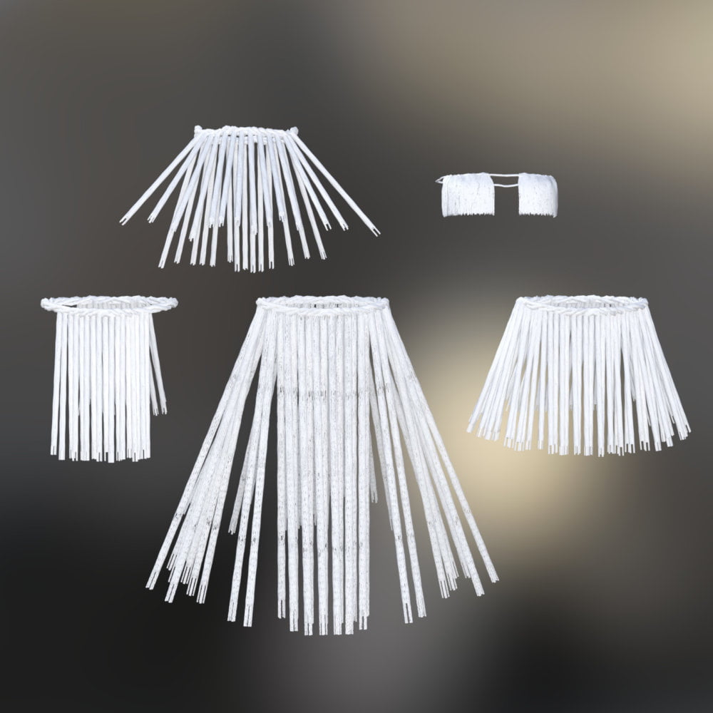 dForce Grass Cord Outfits for Genesis 8 Female