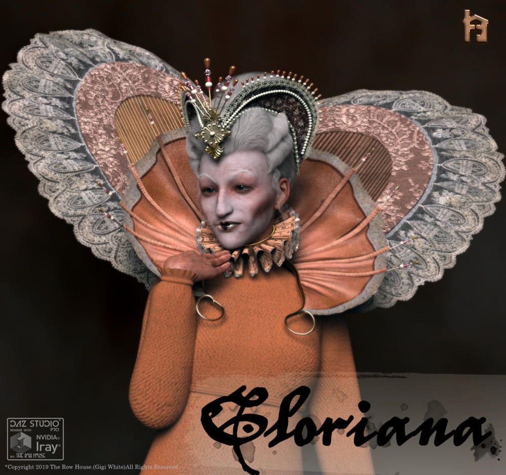 Gloriana Elizabethan Headdress