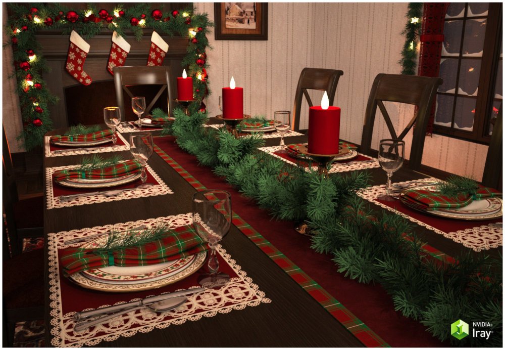 Christmas Dining Room