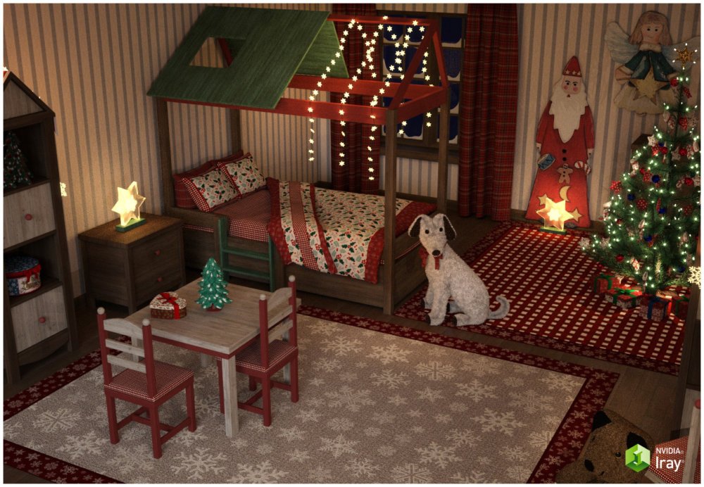 Christmas Kids Bedroom