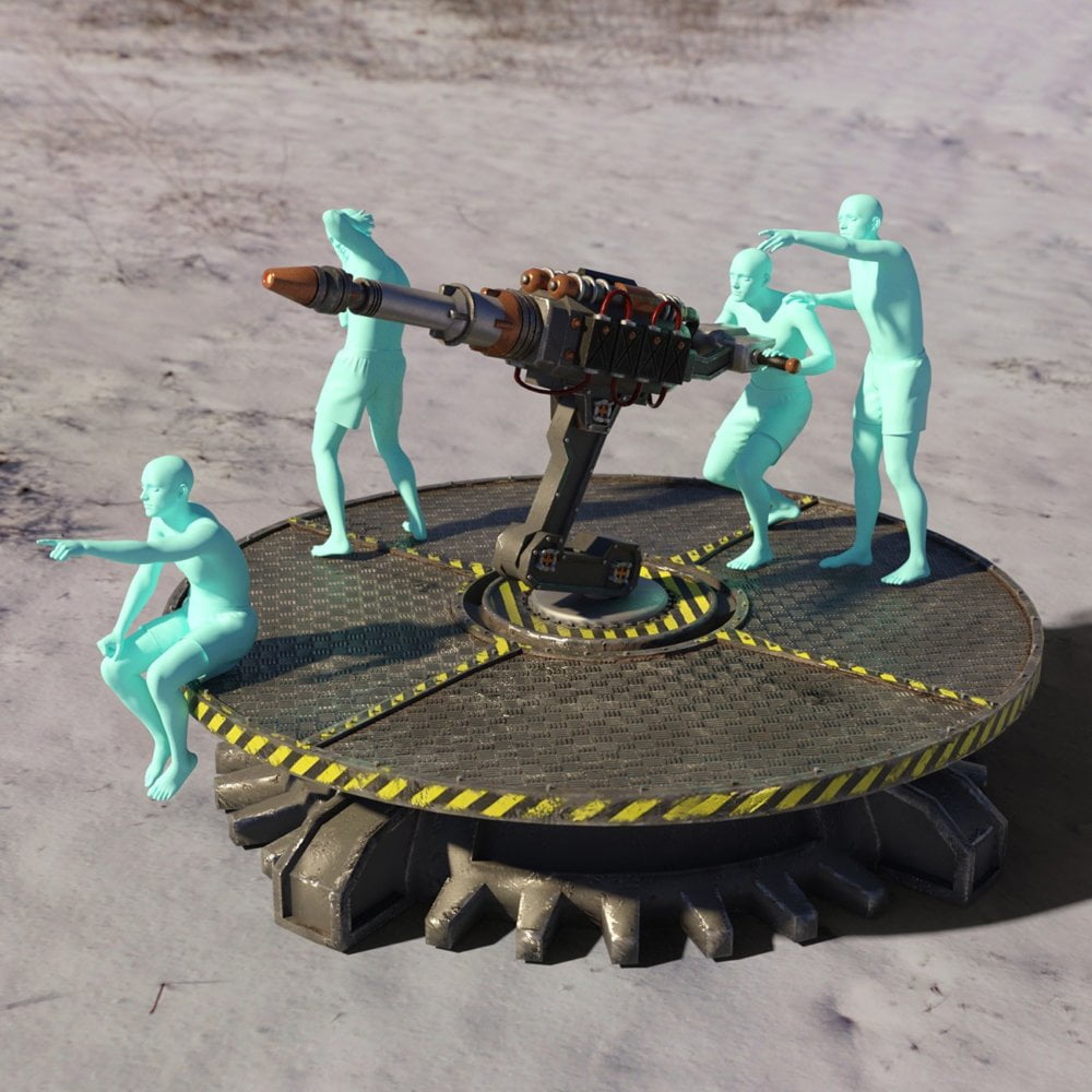 Santa Slayer Defensive Laser Cannon