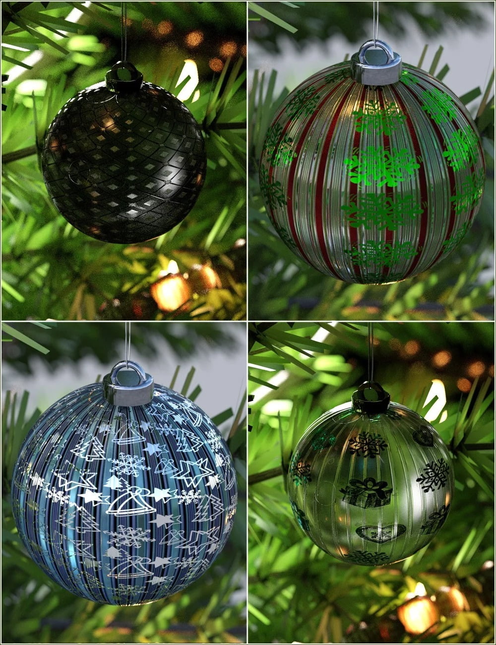 Xmas Glass Iray Shaders