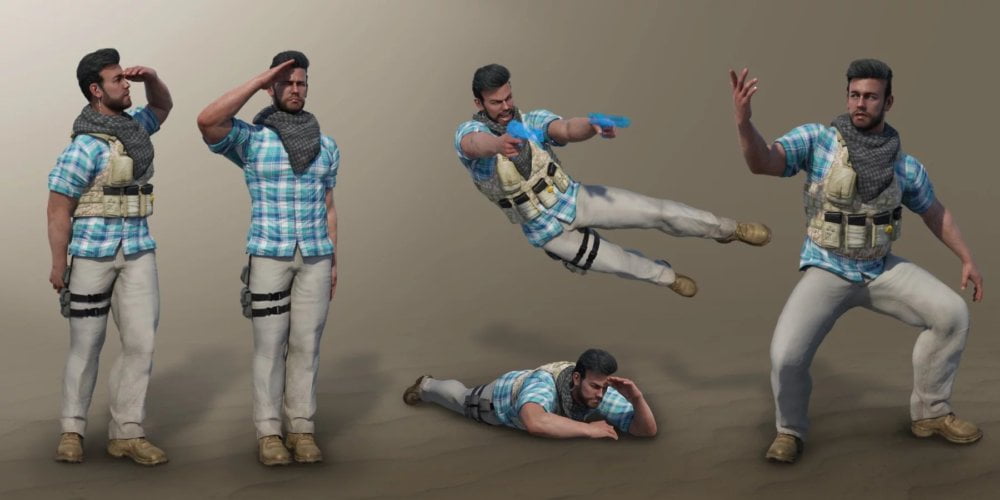 Action Poses for Dain 8 and Genesis 8 Male(s)