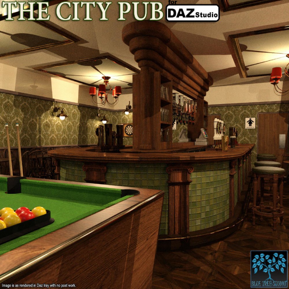 The City Pub for Daz Studio