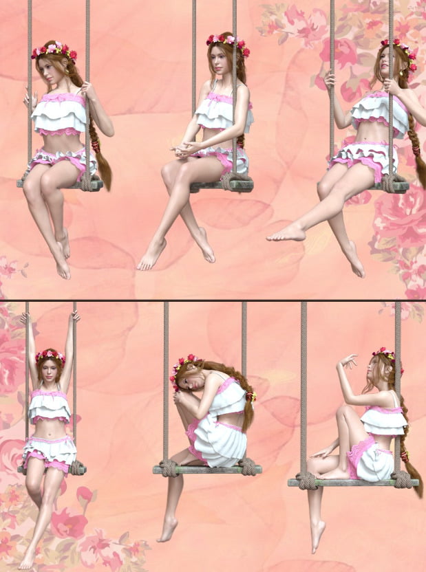 Swing Poses for Genesis 8 Female