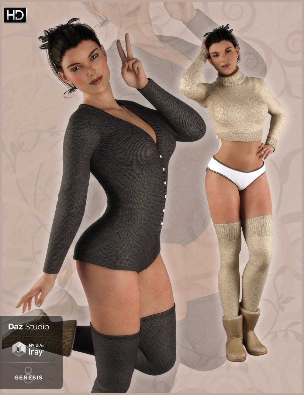 Angel Secrets Wool Edition for Genesis 8 Female(s)