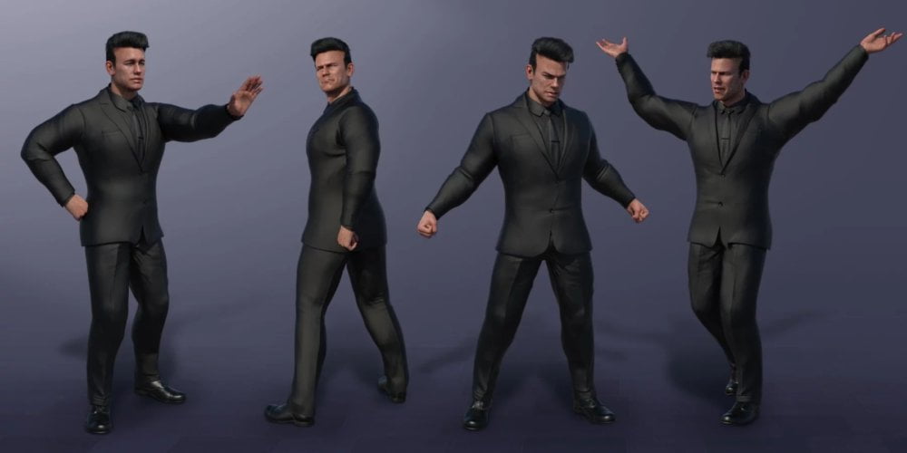 Bouncer Poses for Dain 8 and Genesis 8 Male(s)