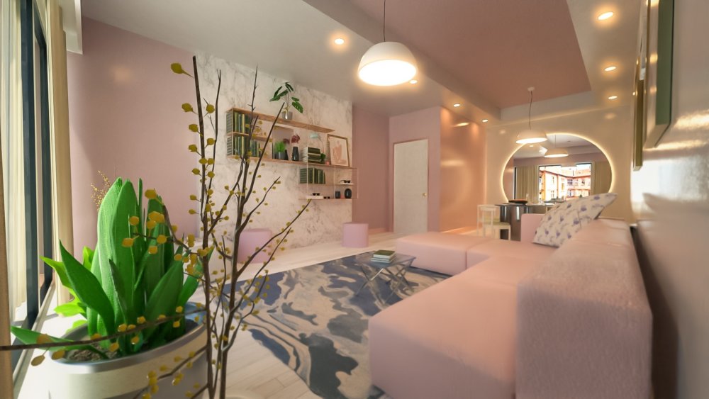 Millennial Living and Dining Room