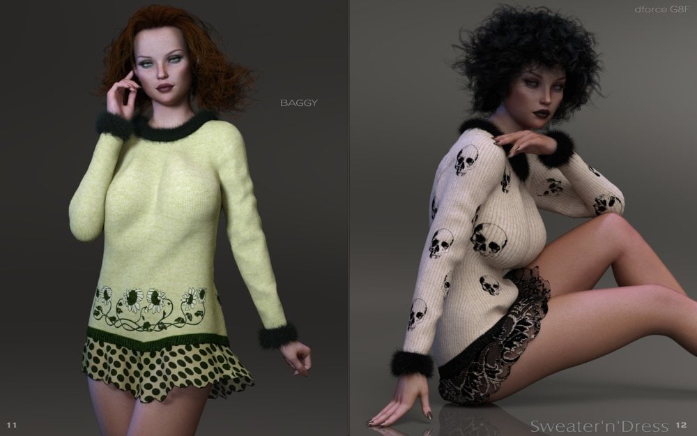 dforce Peppery Sweater 'n' Dress G8F