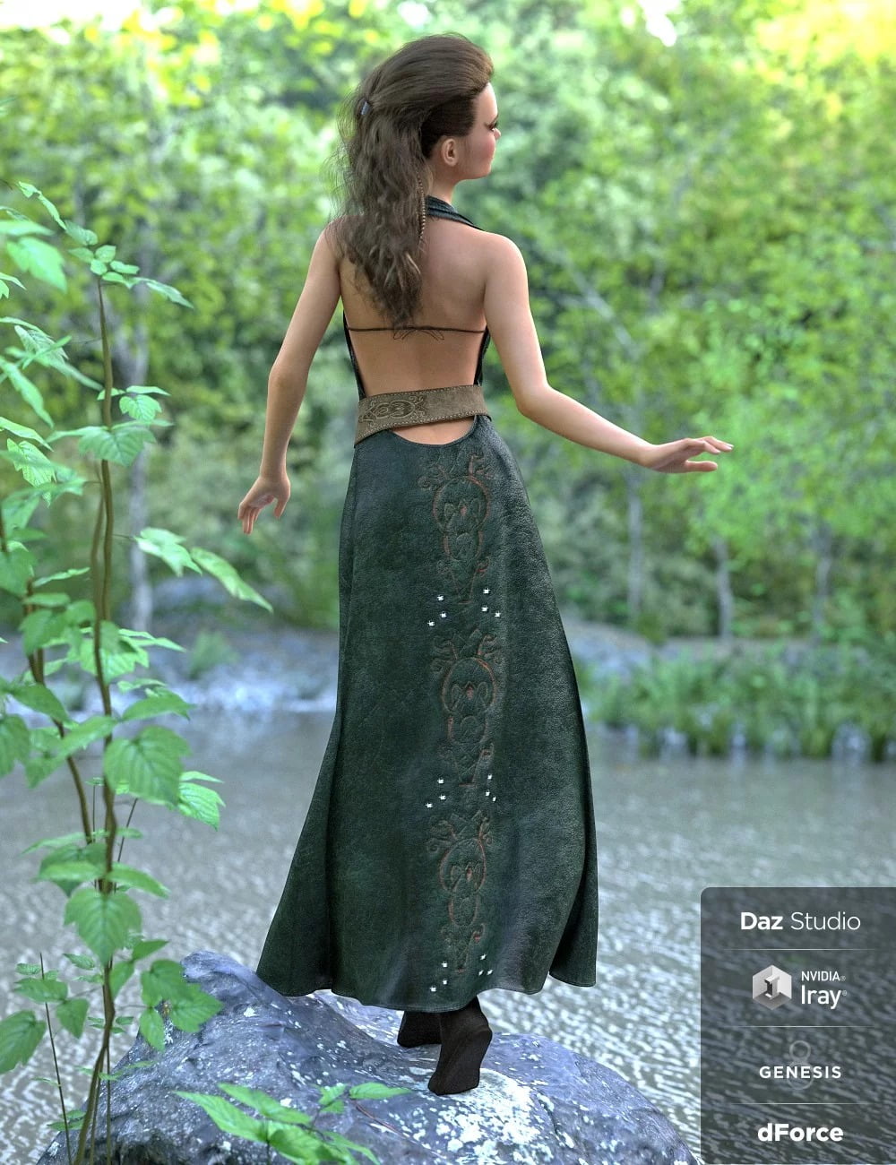 dForce Azahara Outfit for Genesis 8 Female(s)