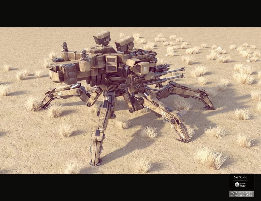 Sci-Fi MS Spider Mecha