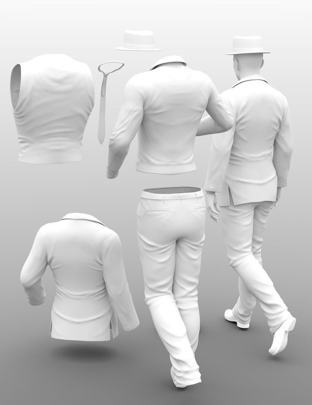 The Chairman HD Outfit for Diego 8 and Genesis 8 Male(s)