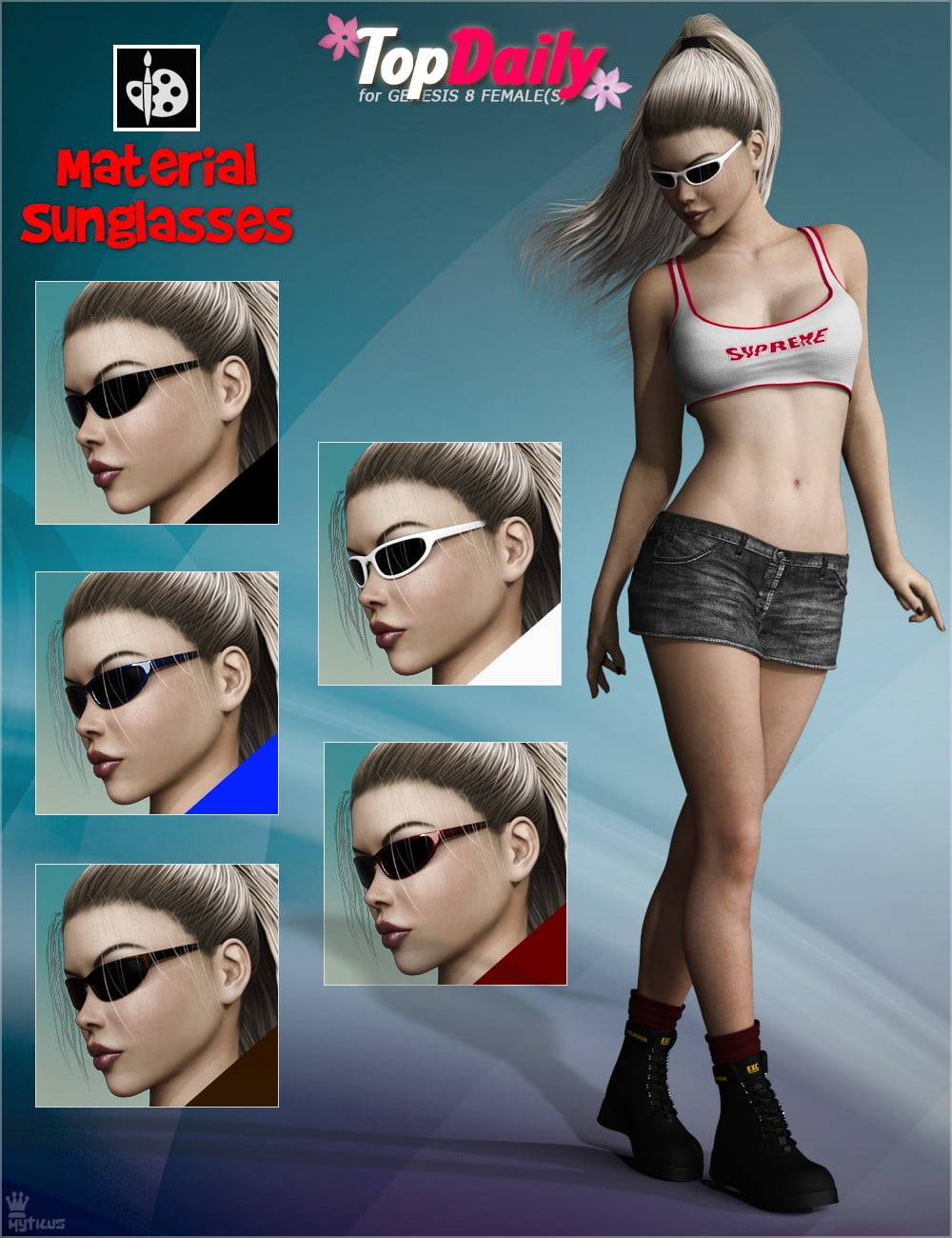 Top Daily Outfit Set for Genesis 8 Female(s)