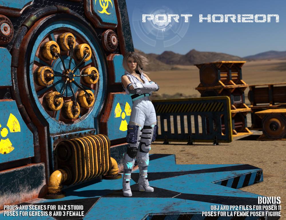 Port Horizon for Poser and DazStudio