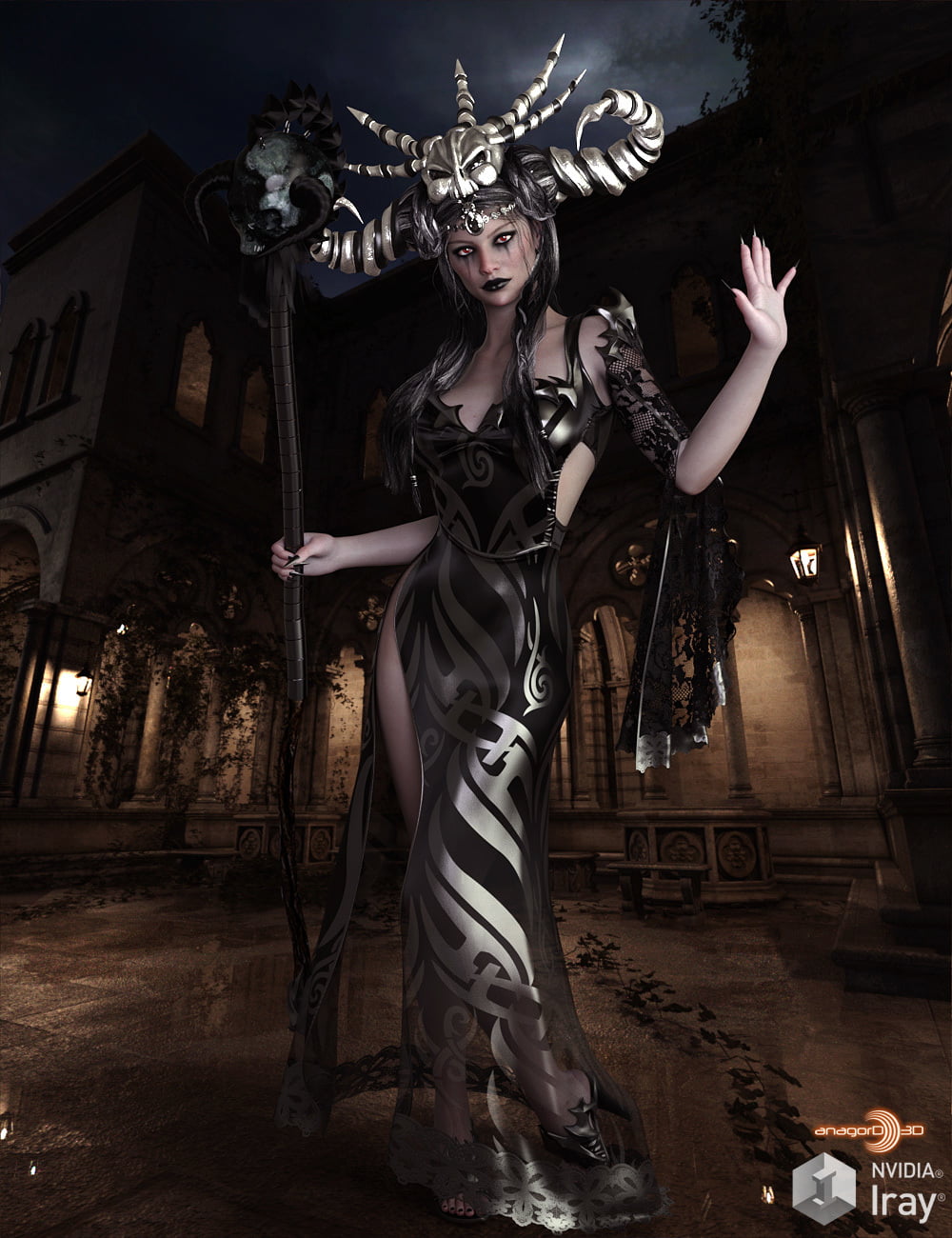 HEROINE - dForce Corruption for Genesis 8 Females