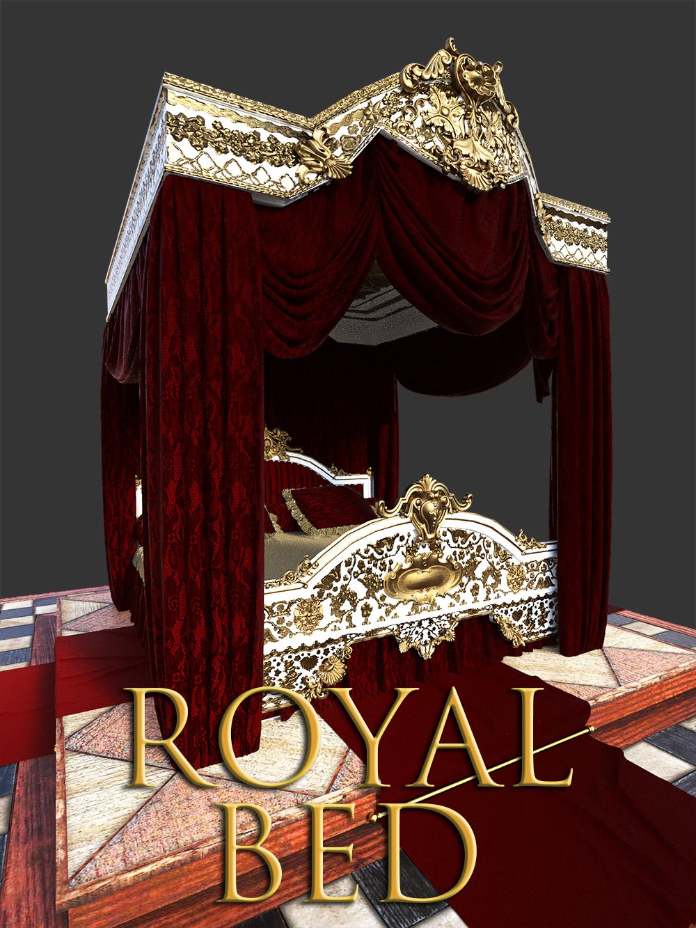 Royal Bed for DS Iray