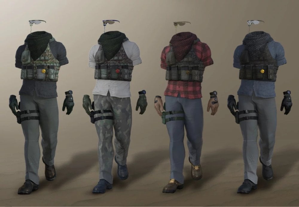 Mercenary Outfit Textures