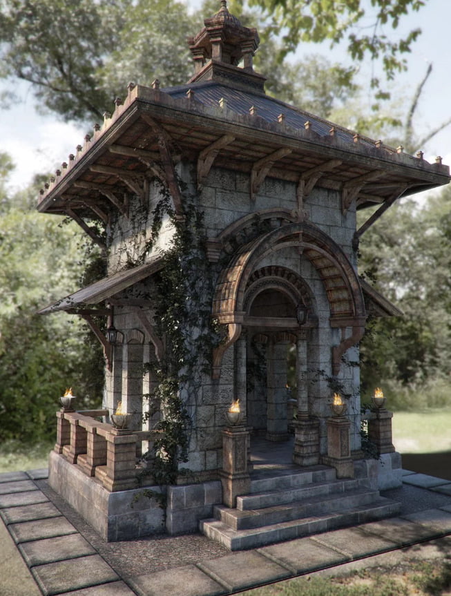 Pavilion of Montchanin Fallen Iray Addon