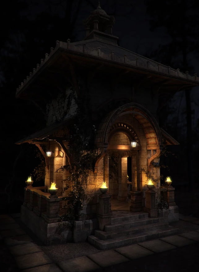 Pavilion of Montchanin Fallen Iray Addon