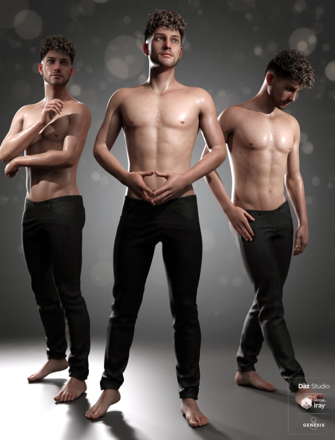 Simply Standing Poses for Genesis 8 Male