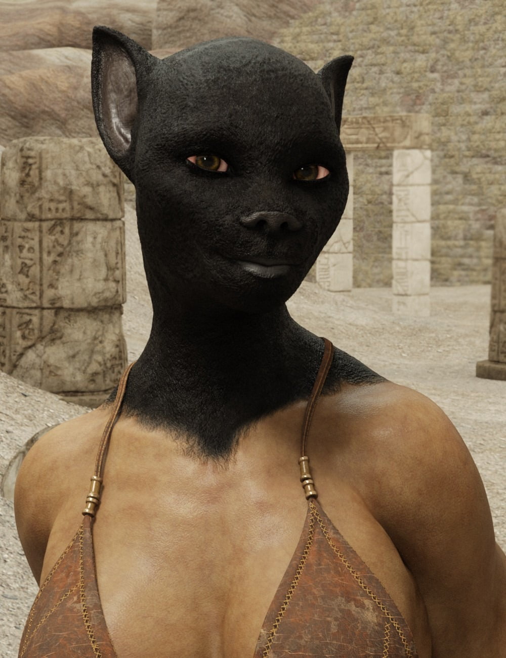 Ancient Bastet for Genesis 8 Female