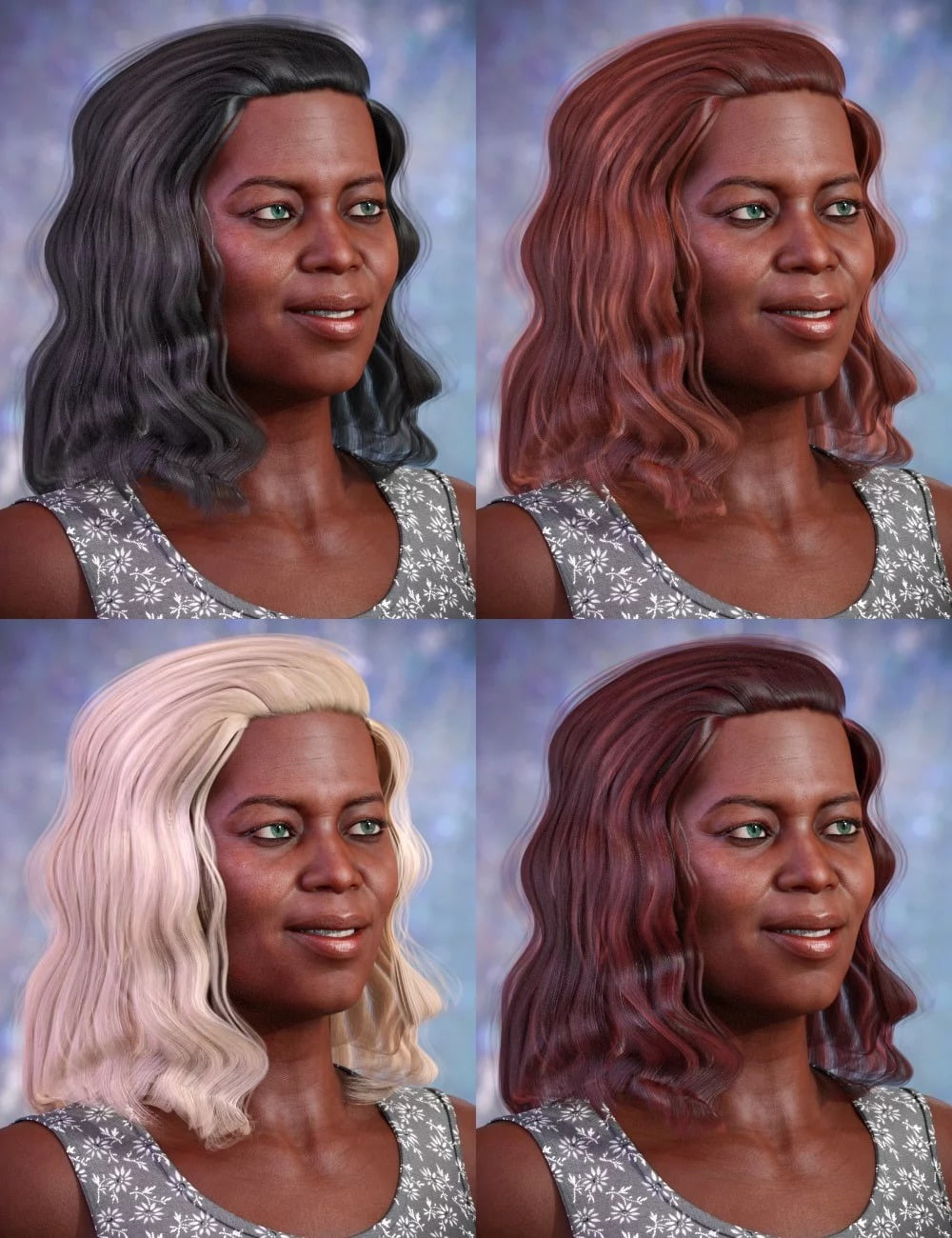 Annelise Hair for Genesis 8 Female(s)