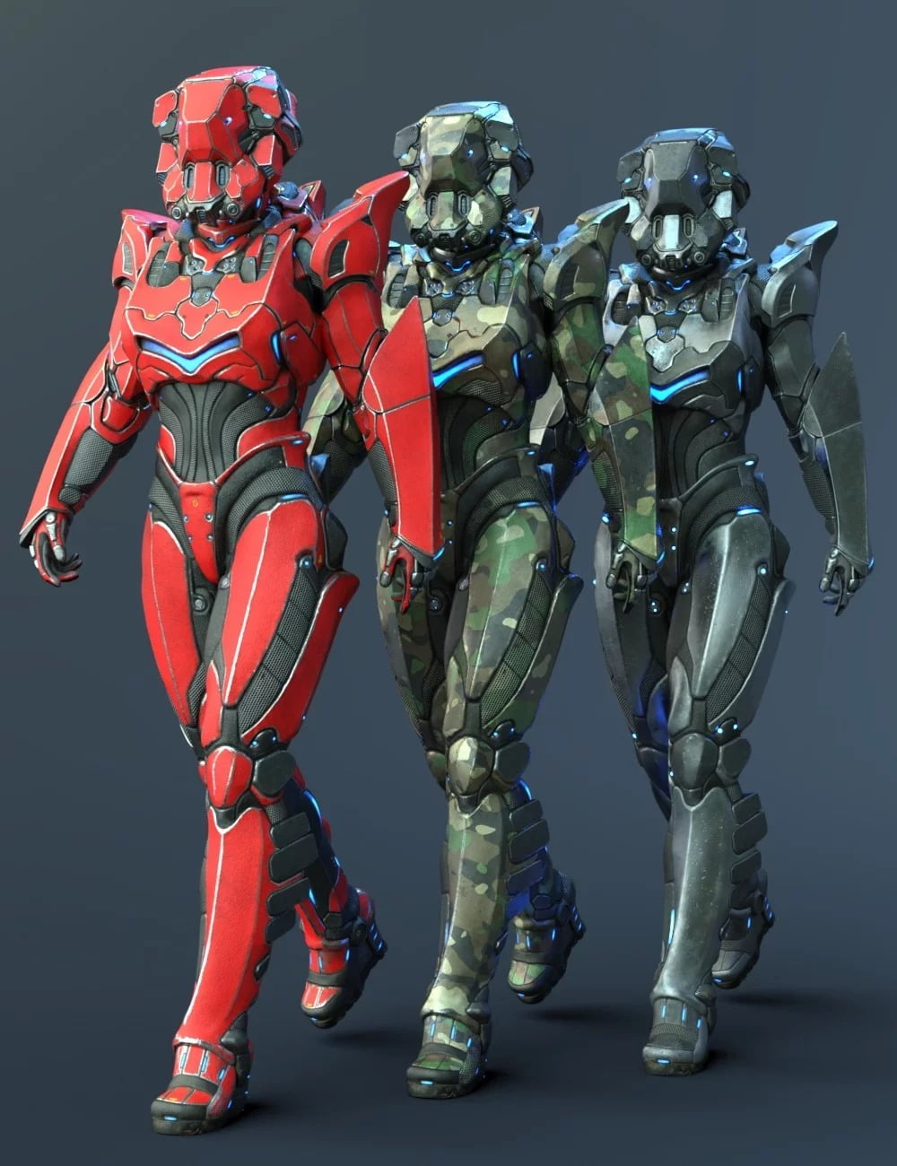 A.N.T.S Armored Nano Tech Suit for Genesis 8 Female