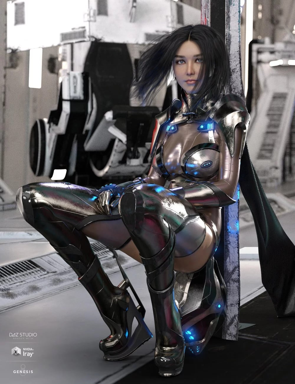 dForce Eva 077 Outfit for Genesis 8 Female(s)