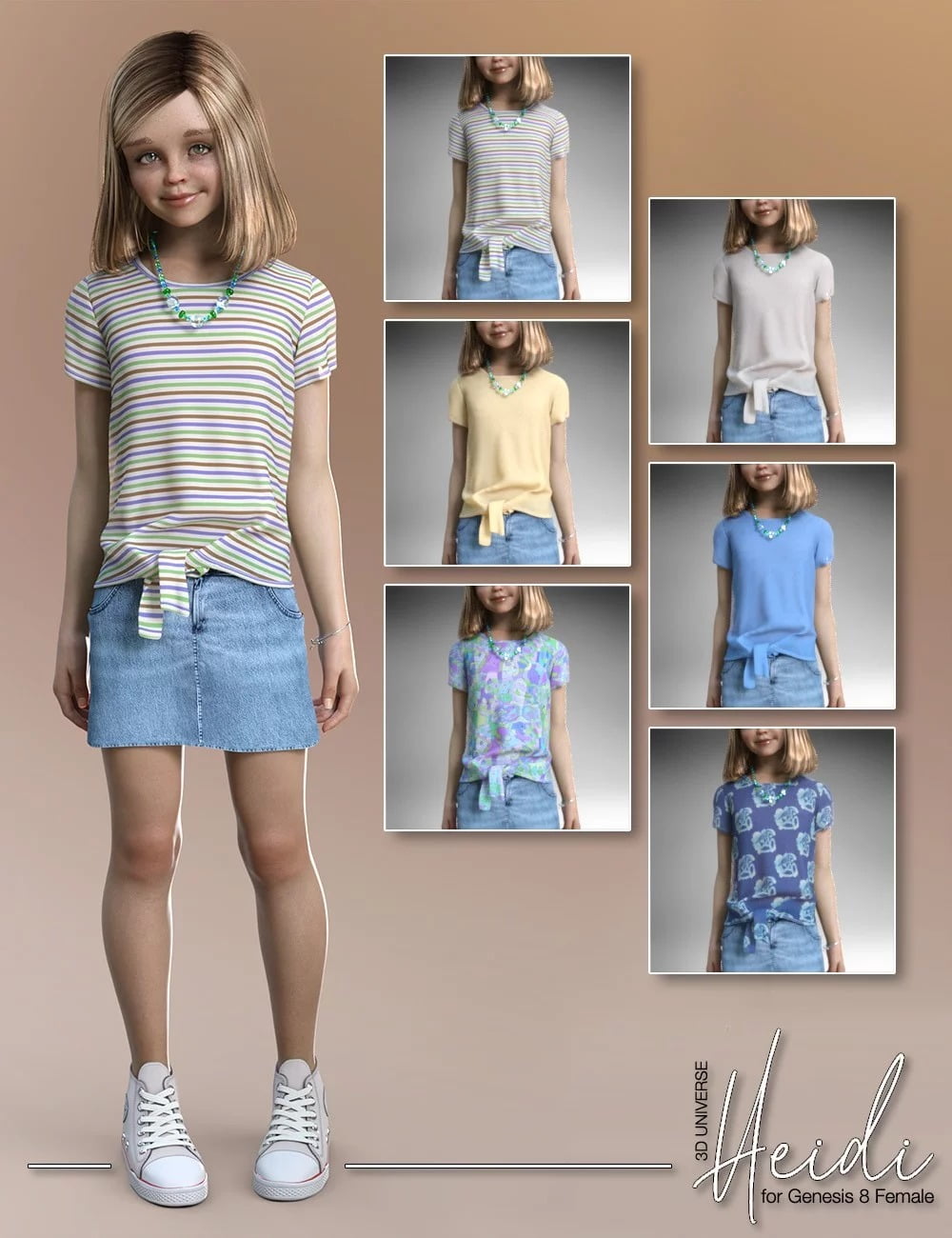 Heidi dForce Clothing and Accessories for Genesis 8 Female(s)