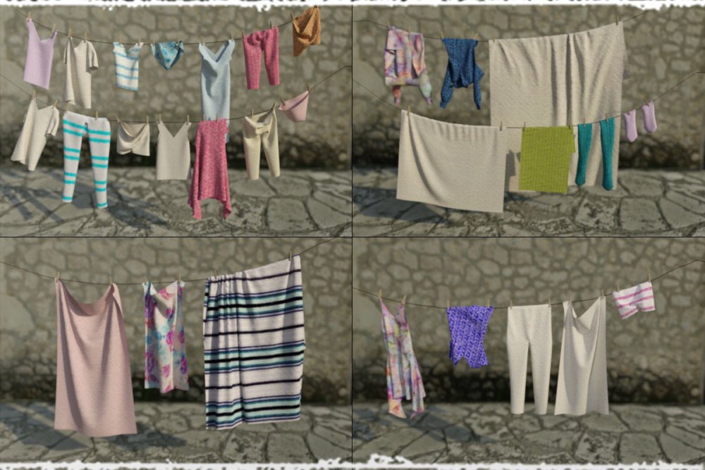 3D Scenery: Mediterranean Alley